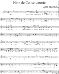 Hino de Conservat&oacute;ria